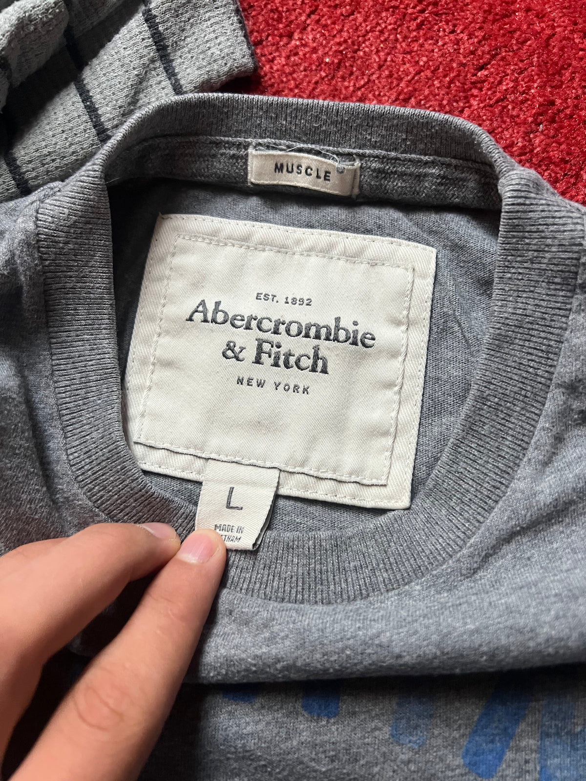 Abercrombie & Fitch 2000s slim muscle fit tee L