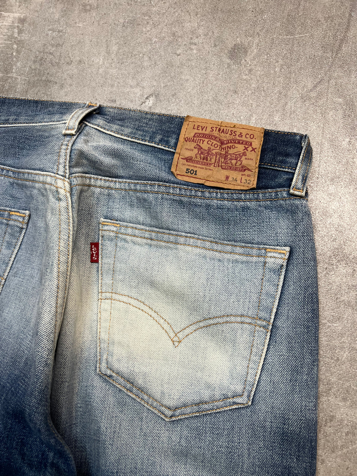 Levi’s 501 Straight Jeans washed W34 L32