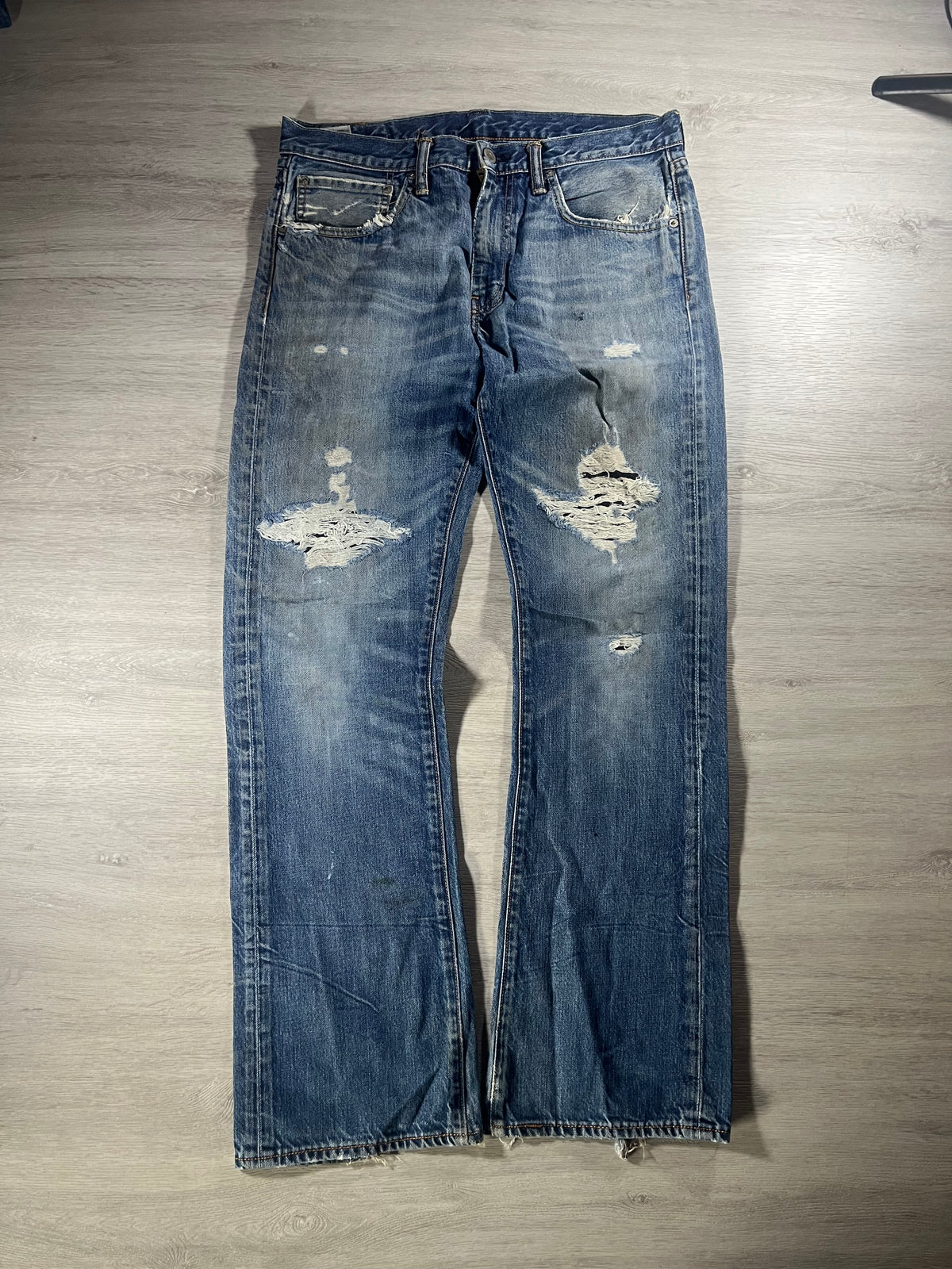 Levi's 527 slim bootcut Jeans distressed W34 L32