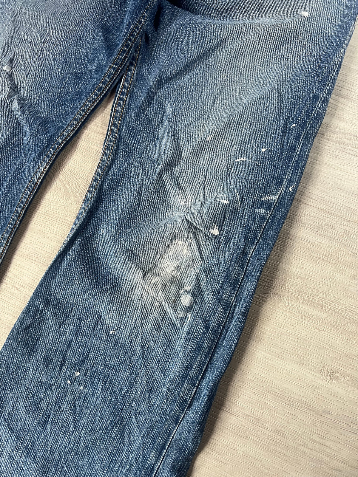 Levi's 512 bootcut Jeans paint splatter W30 L28