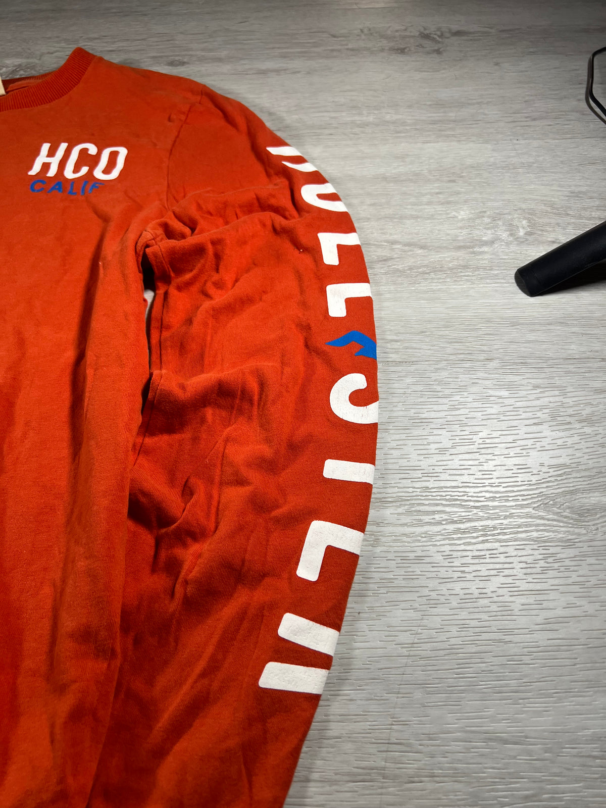 Hollister 2000s longsleeve arm print slim fit M