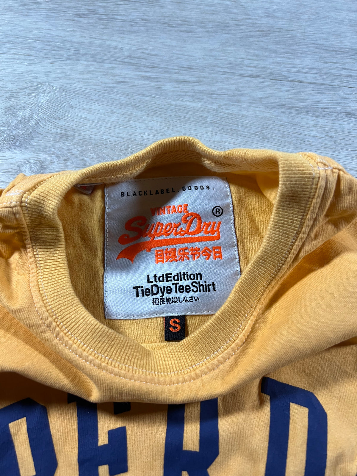 Superdry 2000s Japan Style slim fit Tee S