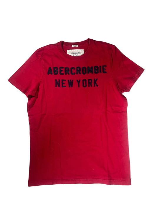 Abercrombie & Fitch New York spellout muscle fit tee L