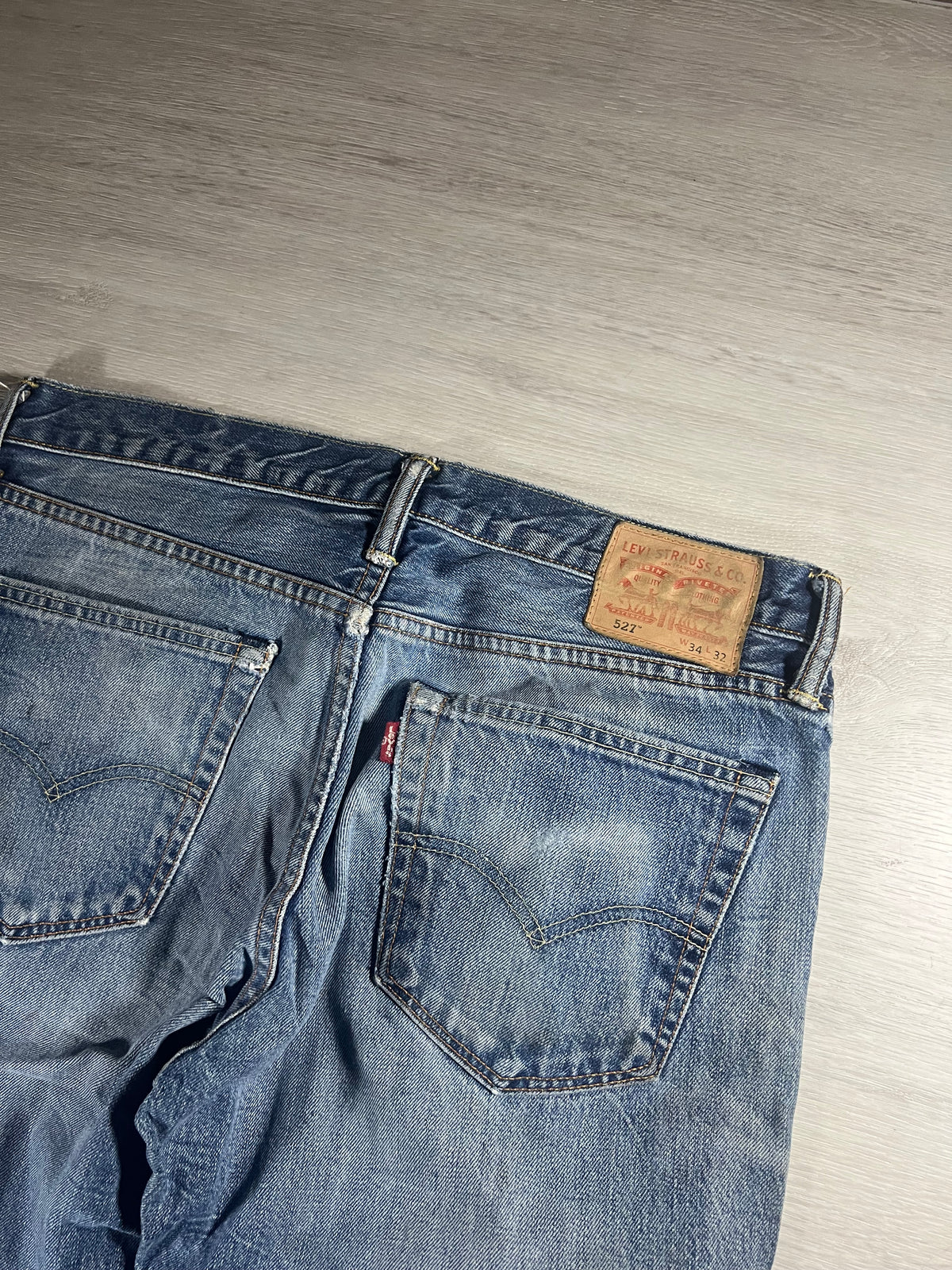 Levi's 527 slim bootcut Jeans distressed W34 L32