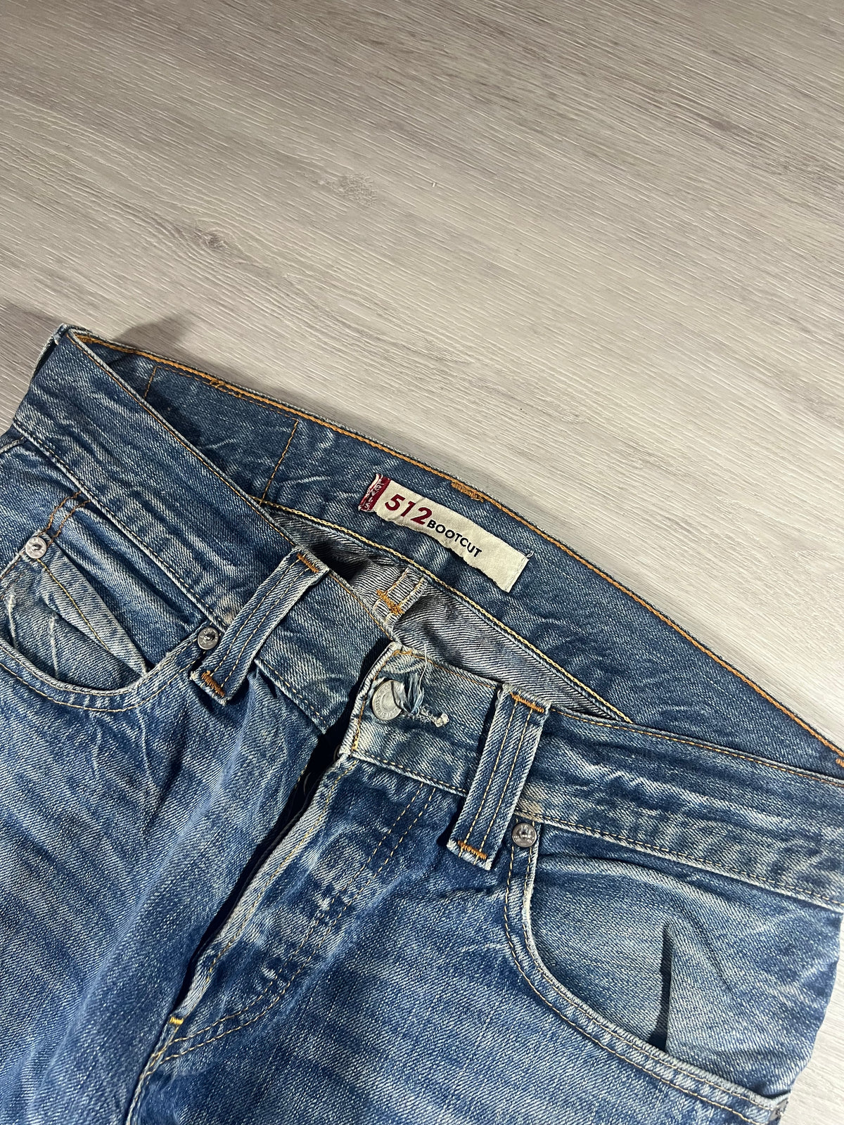 Levi's 512 bootcut Jeans paint splatter W30 L28