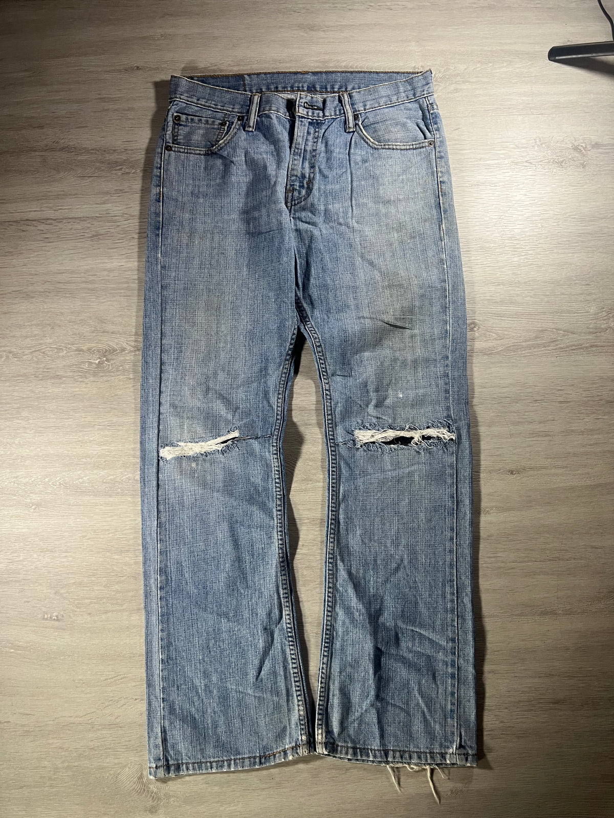 Levi's 527 slim bootcut Jeans distressed W32 L30