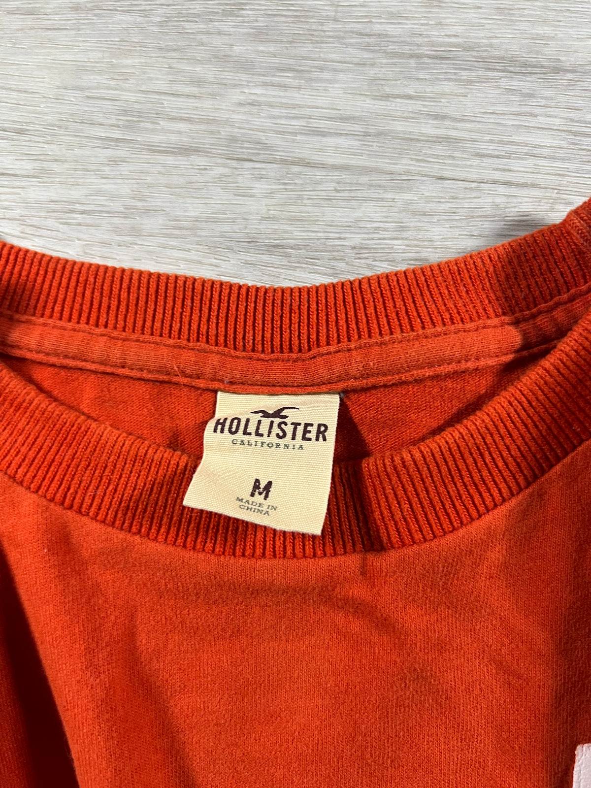 Hollister 2000s longsleeve arm print slim fit M