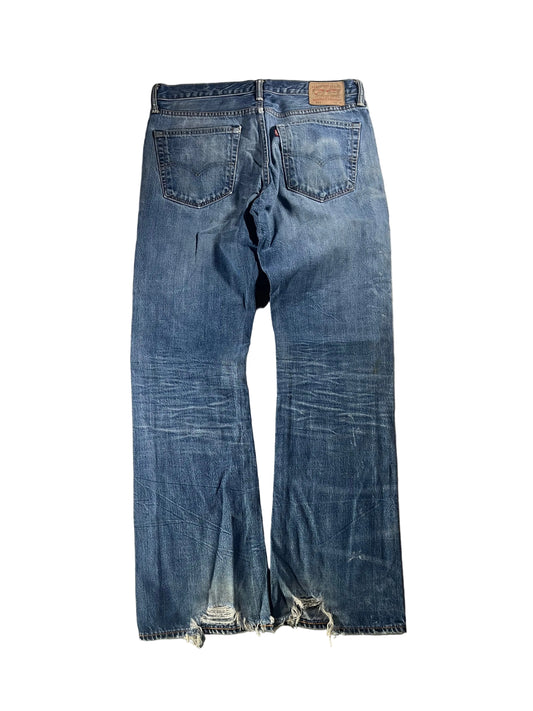 Levi's 527 slim bootcut Jeans distressed W34 L32