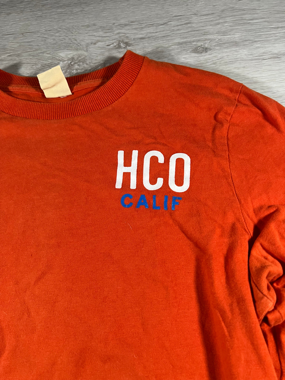 Hollister 2000s longsleeve arm print slim fit M