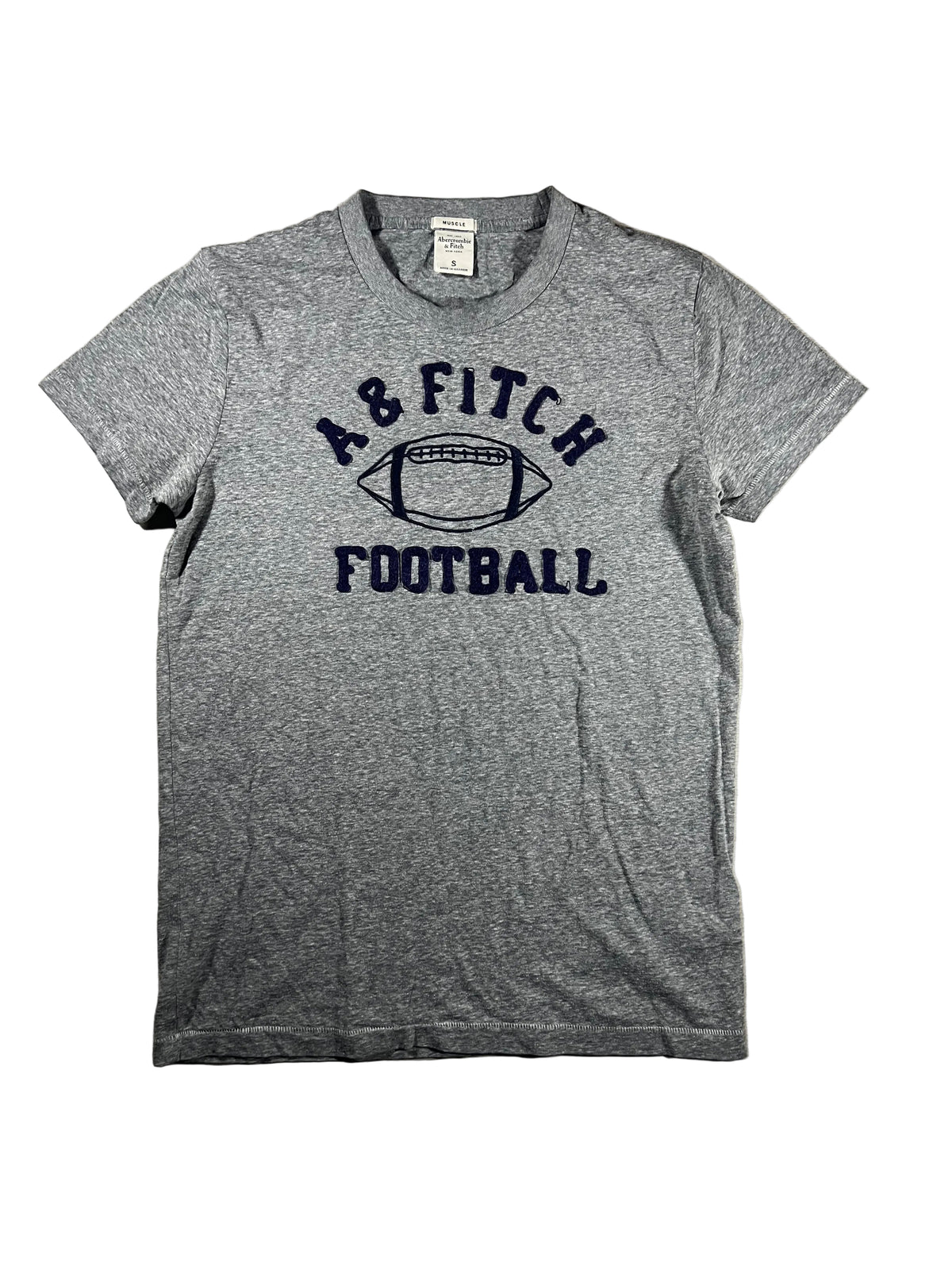 Abercrombie & Fitch Football muscle fit tee S